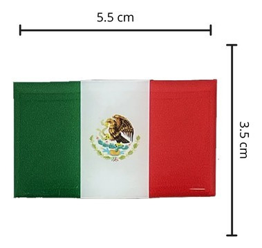 Mini Emblema Bandera Mxico Para Autos Foto 2