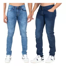 Kit C/2 Calça Jeans Masculina Skynni Elastano Promoção