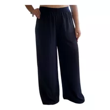 Calça Pantalona Feminina Super Plus Size Vestindo Até O 62