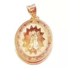 Medalla Oro 14k Virgen De Guadalupe 