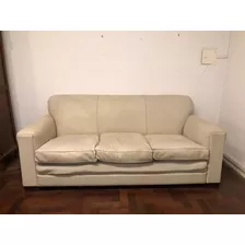 Sillon Usado 3 Cuerpos Almohadones Pluma De Ganso