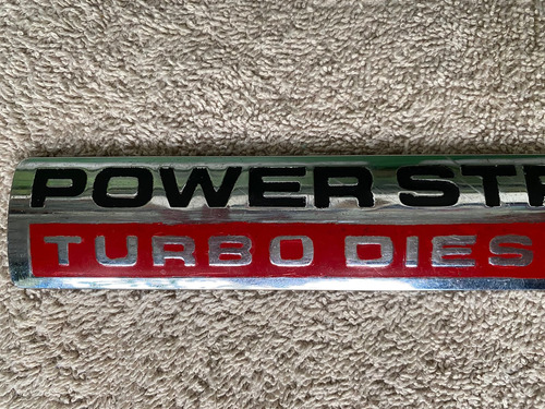 Emblema Fordpower Stroke Turbo Diesel V8 Original F-250  Foto 6