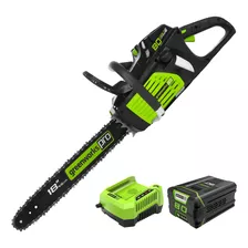 Greenworks Pro 18inch 80v Cordless Chainsaw 2.0 Ah Bateria I