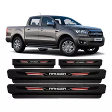 Soleira Proteção Porta Ford Ranger 3.2 Xlt 2020 2021 Sport