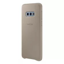 Capa Para Galaxy S10e Em Couro Cinza Samsung Ef-vg970ljegbr