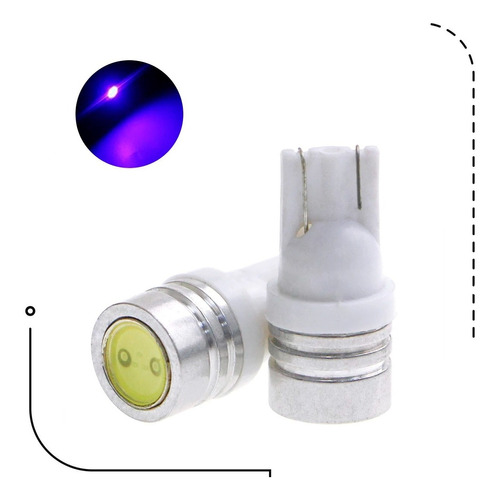 Foco Pellizco T10 Led Luces Stop Faro Universal Reversa Par Foto 8