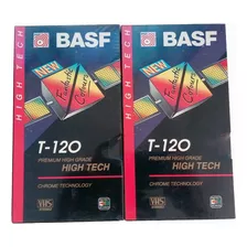 Vhs Basf T-120 Chrome Technology Nuevo Cerrados Lote 2 Video