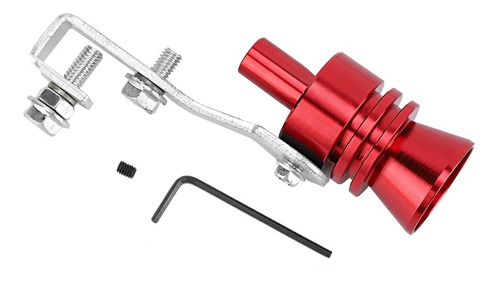 Foto de Tubo De Escape Rojo Turbo Sound Whistle Silvfler Para Honda