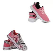 Kit 2 Tenis Caminhada Casual Easy V2 + Spider Envio Ja