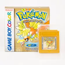 Pokemon Oro Gold Re-pro En Español Gbc Gameboy + Caja Custom