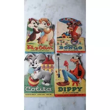 4 Libros Infantiles,antiguos,walt Disney, 1961