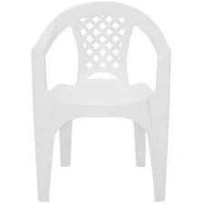 Cadeira Plastica Branca Poltrona Iguape - Tramontina