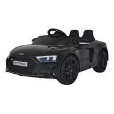 Mini Carro Elétrico Infantil 12v Audi Spyder Controle Remoto Cor Preto