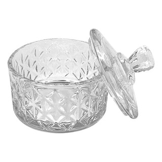 Bomboniere Baleiro De Vidro Com Tampa Diamante
