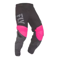 Pantalón Equipo Mx Fly *2019* F-16 / Negro Fucsia