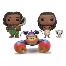 Funko Pop Disney * Moana W/ Pua & Maui & Tamatoa