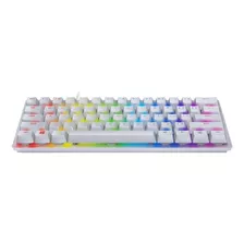 Teclado Gamer Razer Huntsman Mini Qwerty Razer Purple Inglês Us Cor Mercury Com Luz Rgb