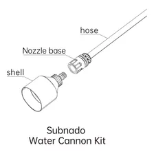 Kit De Cañón De Agua Para Subnado Submarino