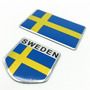 Kit Emblema Bandera Suecia Volvo Para Cajuela Cofre Y Puerta