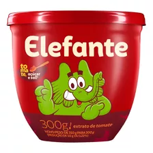 Kit C/5 Extrato De Tomate Elefante Pote 300g