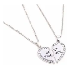 Colar Best Friends Forever Amizade Folheado Ouro 18k - B3 - Milena