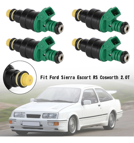 4x Inyector Combustible P/ Ford Sierra Escort Rs Cosworth Foto 5