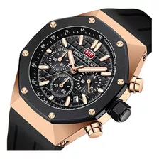 Reloj Cronógrafo De Cuarzo Luminoso Mini Focus Para Hombre,