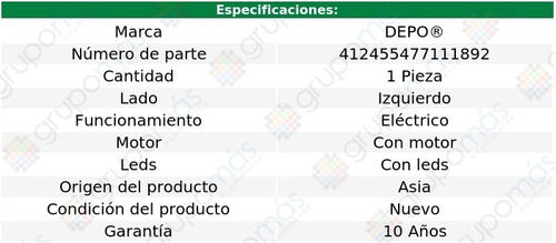 Faro Izq Elctrico C/motor P/foco Xenn C/leds 320i 13 Al 15 Foto 4