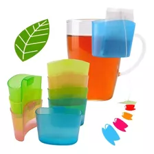 4 Soportes Bolsa De Té Para Tazas Tazones Vasos Mugs Tetera 