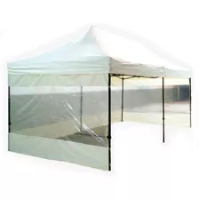 Gazebo 3x6 Mtrs. Estructura De Aluminio Techo Blanco