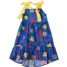 Vestido Precoce Menina Lançamento Moda Infantil Luxo Verão