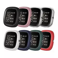 Paquete De 8 Fundas Compatibles Con Fitbit Versa 2 Tpu