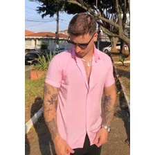 Camisa Masculina Social / Casual Slim Floral