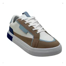 Tenis Feminino Via Uno Classico Casual 573031 Original