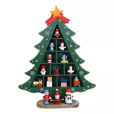 Enfeites De Árvore De Natal Enfeites De Madeira Em Miniatura