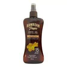 Protector Solar Hawaiian Tropic Aceite Gel 15 Fps Coconut