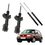 Kit Amortiguadores Traseros C/ Base Vw Golf Jetta A4 Clsico