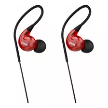 Fone De Ouvido Vokal E40 Vermelho In Ear