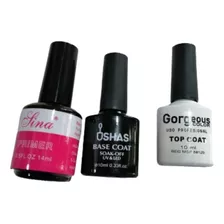 Kit De Base Coat Y Top Coat Ushas + Primer