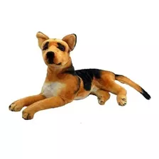 Cachorro Filhote Pelúcia Pastor Alemão 60cm Comp. Lindo.