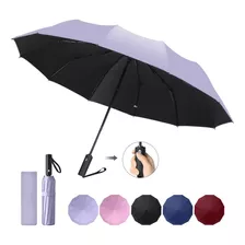 Viess Paraguas Sombrilla De Bolsillo Para La Lluvia, Uv Y Impermeable Automático Reversible, Plegable Ligero Y Compacto Con Botón De Apertura Y Cierre Automático Para Hombres Y Mujeres