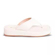 Sandália Feminina Flatform Papete De Dedo Tamanco Sola Alta