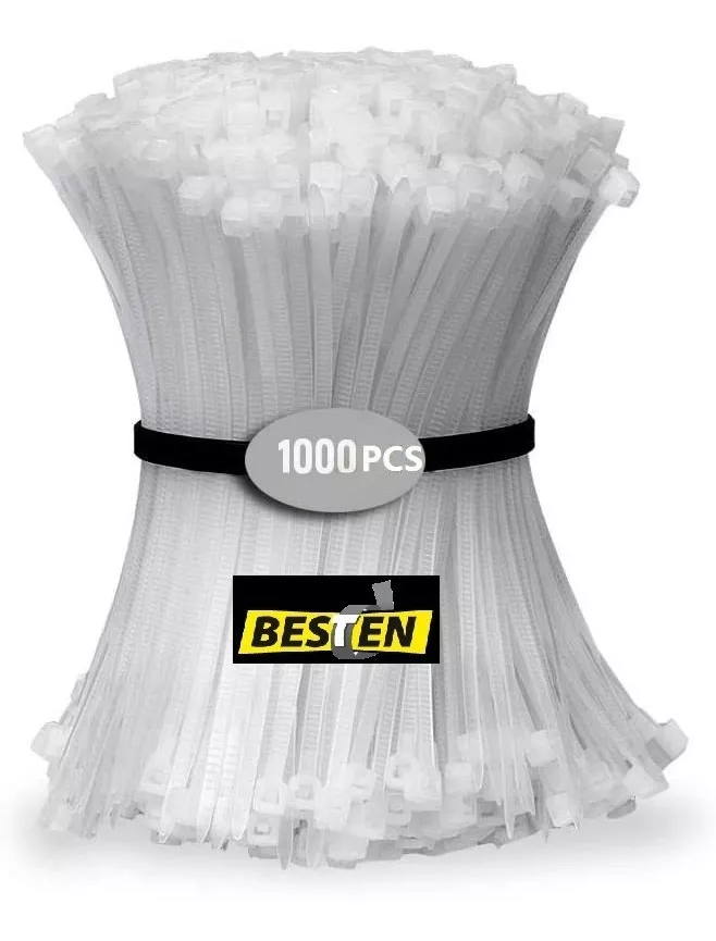 1000 Pzs Cinchos Plasticos 10kg Bridas De Nylon Anti-uv 20cm