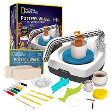 Kid S Pottery Wheel Kit Completo De Alfarería Principi...