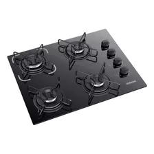 Cooktop 4 Bocas Itatiaia Essencial Automático Preto Bivolt