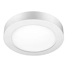 Plafon Led Sobrepor Redondo 18w Luz Branca Fria 1350lm Elgin Cor Branco 110v/220v