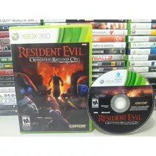 Resident Evil Operation Raccoon City Xbox 360 Jogo Original