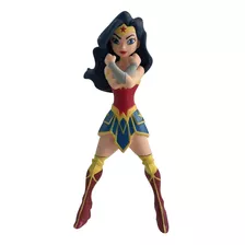 Boneco Mulher Maravilha Em Vinil Liga Da Justiça P/ Crianç