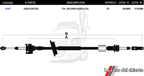 Chicote Selector De Velocidades T/a Saturn Aura Mod.07- Foto 3