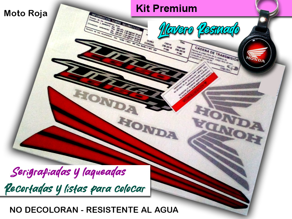 Kit Calcos Tipo Original Honda Cg 150 New Titan. Calidad